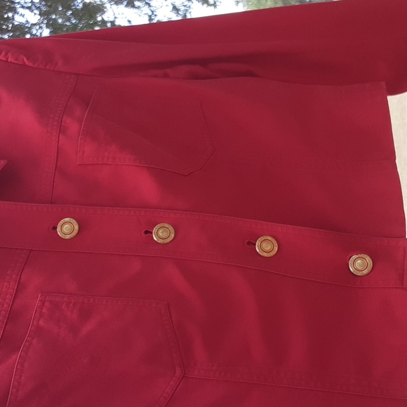 Red Silk Jacket - Picture 3 of 9